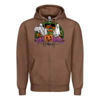 Chestnut halloween vibes Zipper Hoodie - SublimationCraftShop