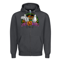 Smoke halloween vibes Zipper Hoodie - SublimationCraftShop
