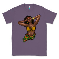 Lavender black woman Classic Tee - NancyCooperArtShop