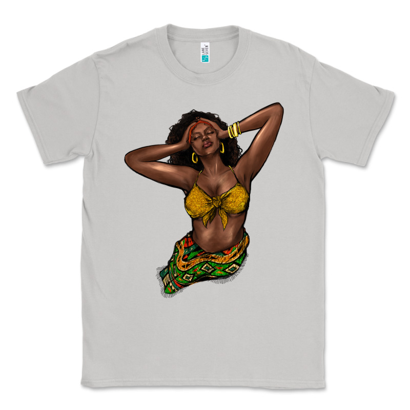 Black Woman Classic Tee by NancyCooperArtShop | Teevron
