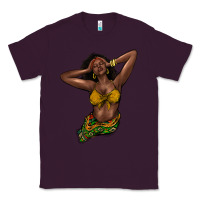 Plum black woman Classic Tee - NancyCooperArtShop