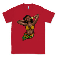 Red black woman Classic Tee - NancyCooperArtShop