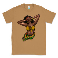 Toasted Coconut black woman Classic Tee - NancyCooperArtShop