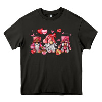 Asphalt valentine's day gnomes Heavy Core Tee - LillyAllenDesigns