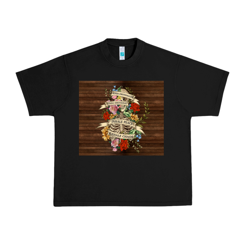Kinda Emotional With Skeleton Urban Heavy Tee by TumblerDesignByShophia | Teevron
