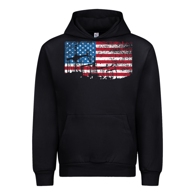 Oil Rig Worker Roughnecks Oilfield Man Gift American Urban Hoodie by minhPixels | Teevron