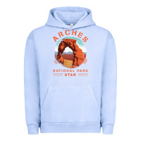 Pigment Grape Ice Cool Arches National Park Utah Urban Hoodie - minhPixels