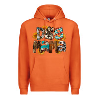 Carrot Dog Mama Premium Hoodie - FaDigitalArtStudio