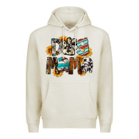 Oatmeal Heather Dog Mama Premium Hoodie - FaDigitalArtStudio