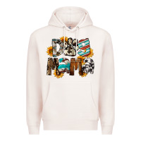 Pale Pink Dog Mama Premium Hoodie - FaDigitalArtStudio
