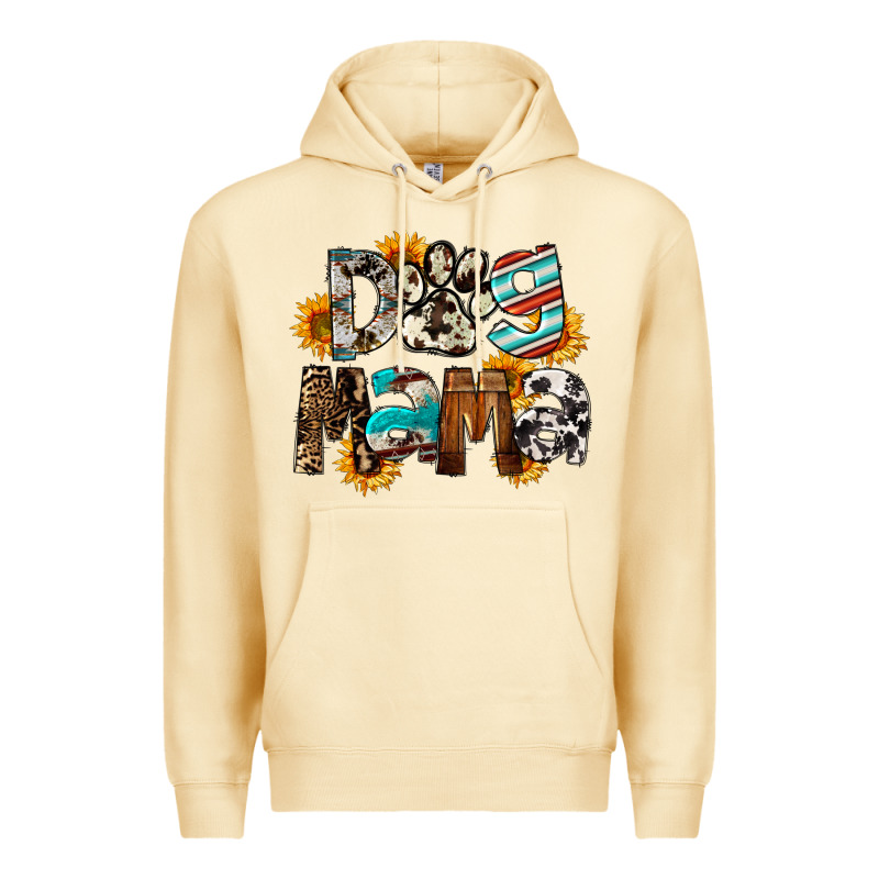 Dog Mama Premium Hoodie by FaDigitalArtStudio | Teevron