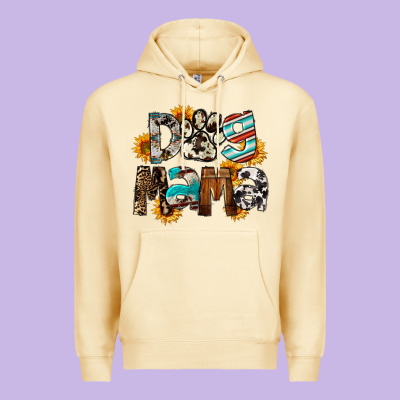 Dog Mama Premium Hoodie Designed By Fadigitalartstudio