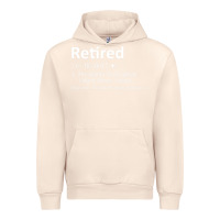 Sandshell Retired Definition Not My Problem Anymore Funny Retirement Urban Hoodie - minhPixels
