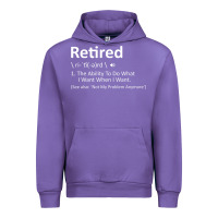 Tulip Retired Definition Not My Problem Anymore Funny Retirement Urban Hoodie - minhPixels