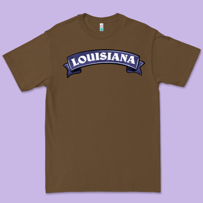 Louisiana Premium Tee Designed By Barkaloodesign