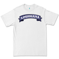 White louisiana Premium Tee - BarkalooDesign