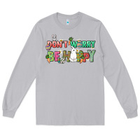 Moon Dust Don't worry be hoppy Easter Day Long Sleeve Tee - HowdyJamesFarm