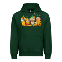 Forest Green bumble bee coffee cups Urban Hoodie - AdoDesignShop