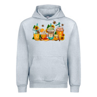 Heather Grey bumble bee coffee cups Urban Hoodie - AdoDesignShop