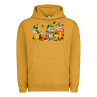 Pigment Peanut Butter bumble bee coffee cups Urban Hoodie - AdoDesignShop