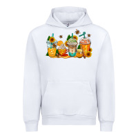 White bumble bee coffee cups Urban Hoodie - AdoDesignShop