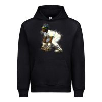 Black Rickey Henderson Urban Hoodie - minhPixels