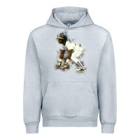Heather Grey Rickey Henderson Urban Hoodie - minhPixels