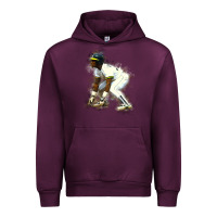 Mauve Wine Rickey Henderson Urban Hoodie - minhPixels