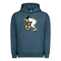 Pigment Midnight Navy Rickey Henderson Urban Hoodie - minhPixels