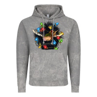 Cloud Rock christmas black angus gnome Vintage Hoodie - CowGirlArtShop