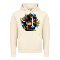 Vintage Artic christmas black angus gnome Vintage Hoodie - CowGirlArtShop