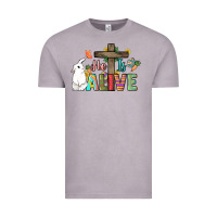 He Is Alive Easter Day Vintage Tee | Teevron