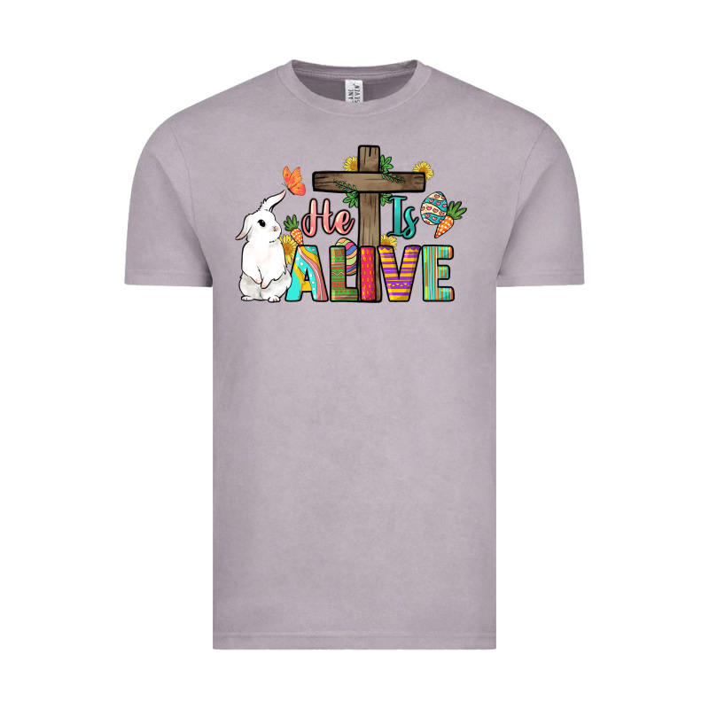 He Is Alive Easter Day Vintage Tee by HowdyJamesFarm | Teevron
