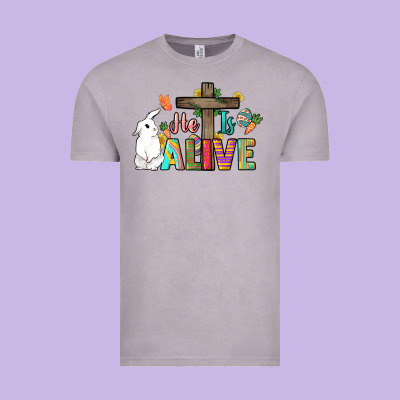 He Is Alive Easter Day Vintage Tee Designed By Howdyjamesfarm
