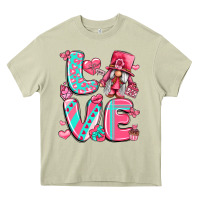 Mossy love with gnome Heavy Core Tee - LillyAllenDesigns