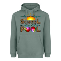 Sage bye bye school hello pool Heavyweight Hoodie - Artiststas
