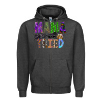 Charcoal Heather mama tried Zipper Hoodie - SublimationCraftShop