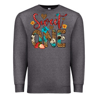 Charcoal Heather sweet one strawberry Premium Sweatshirt - Artiststas
