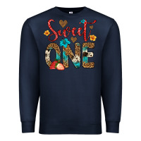 Navy sweet one strawberry Premium Sweatshirt - Artiststas