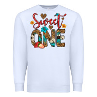 White sweet one strawberry Premium Sweatshirt - Artiststas