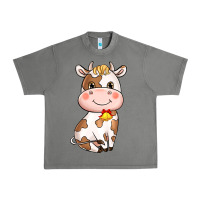 Cartoon Cow Urban Heavy Tee | Teevron