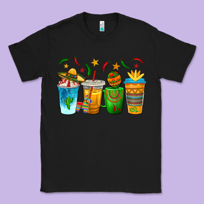 Cinco De Mayo Coffee Cups Classic Tee Designed By Texasbilliewilder