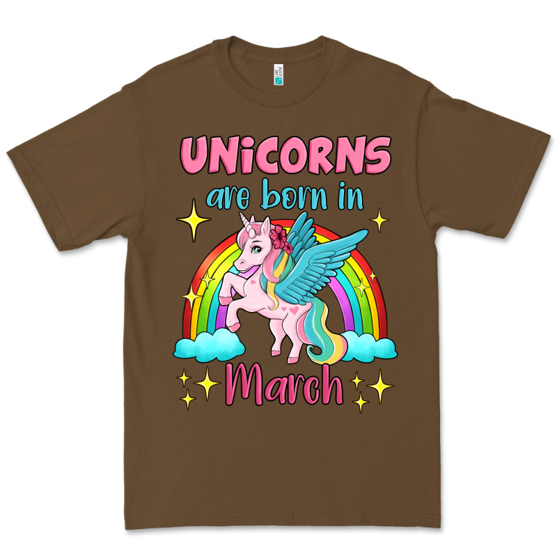 Unicorns Are Born In March Premium Tee by Jasminsmagicworld | Teevron