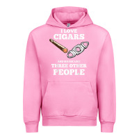 Fuchsia Pink Funny Cigar Accessories Gift Set Cigar Lover Smokers Party Urban Hoodie - minhPixels