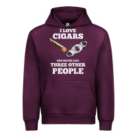 Mauve Wine Funny Cigar Accessories Gift Set Cigar Lover Smokers Party Urban Hoodie - minhPixels