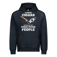 Navy Funny Cigar Accessories Gift Set Cigar Lover Smokers Party Urban Hoodie - minhPixels