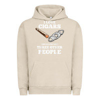 Pigment French Oak Funny Cigar Accessories Gift Set Cigar Lover Smokers Party Urban Hoodie - minhPixels
