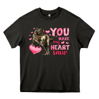 You Make My Heart Saur Heavy Core Tee | Teevron