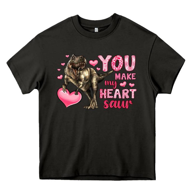 You Make My Heart Saur Heavy Core Tee by LillyAllenDesigns | Teevron