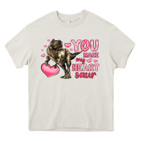 Cream you make my heart saur Heavy Core Tee - LillyAllenDesigns